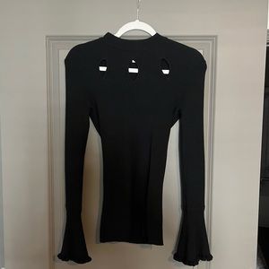 Cut out black shirt